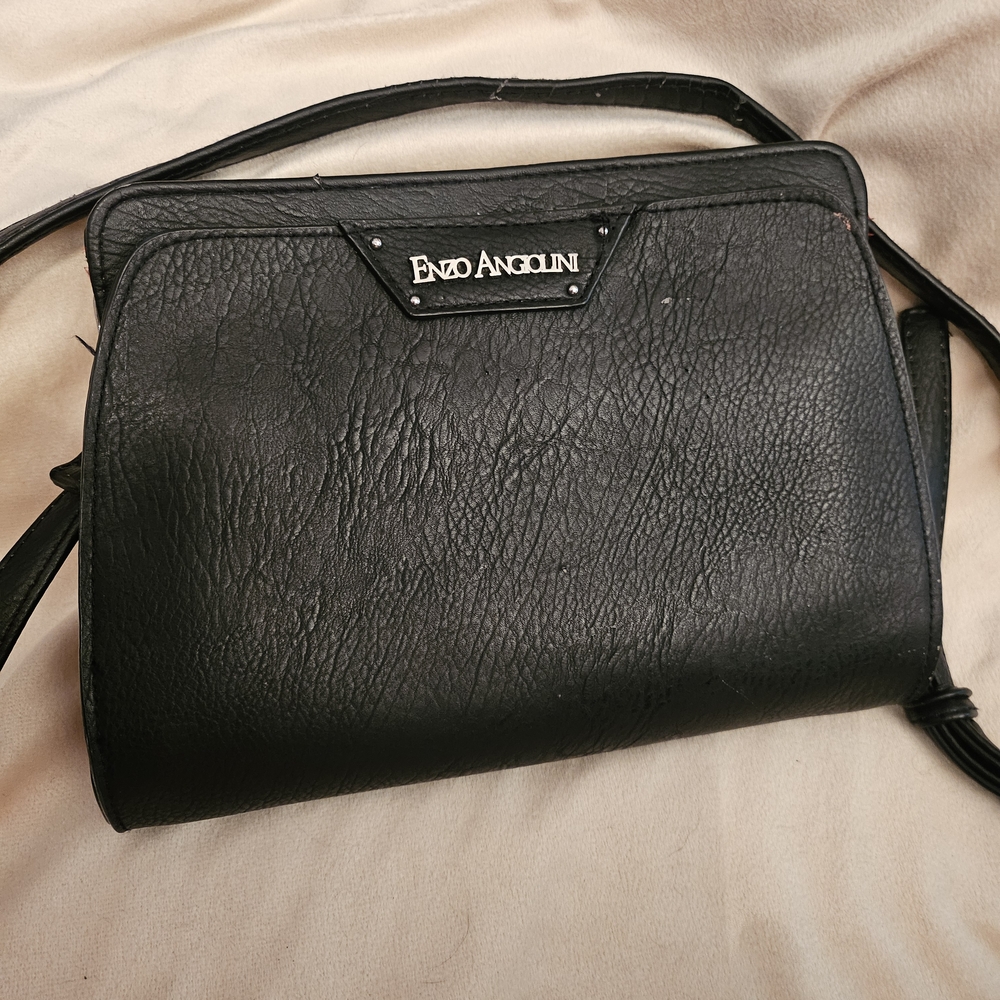 Enzo Angiolini Black Leather Women's Bag